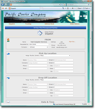 OnTime Customer Portal