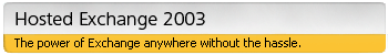 Hosted Exchange 2003