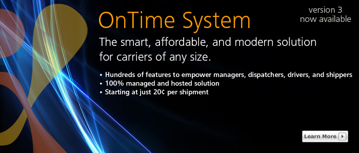 OnTime Courier Dispatching Software System