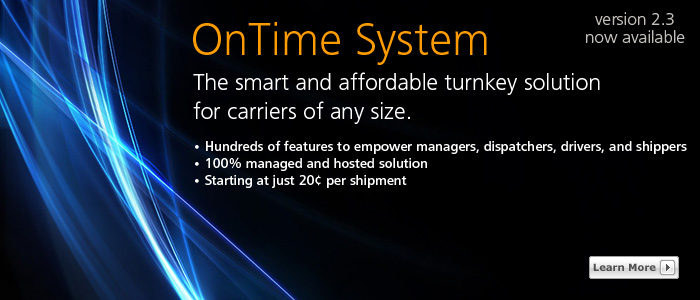 OnTime Courier Dispatching Software System